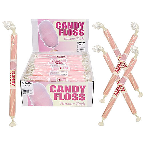 McAdams Candy Floss Rock Sticks - 120 Count