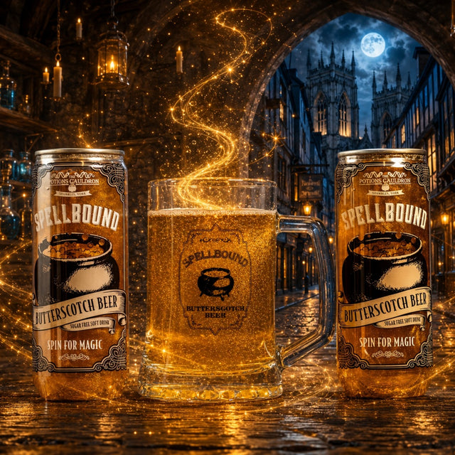 The Potions Cauldron Spellbound Butterscotch Beer Can 330ml - 24 Count