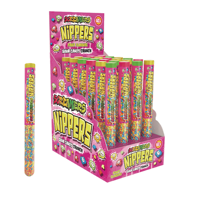 Zed Candy Nippers Mixed Fruits Tubes 12g - 24 Count