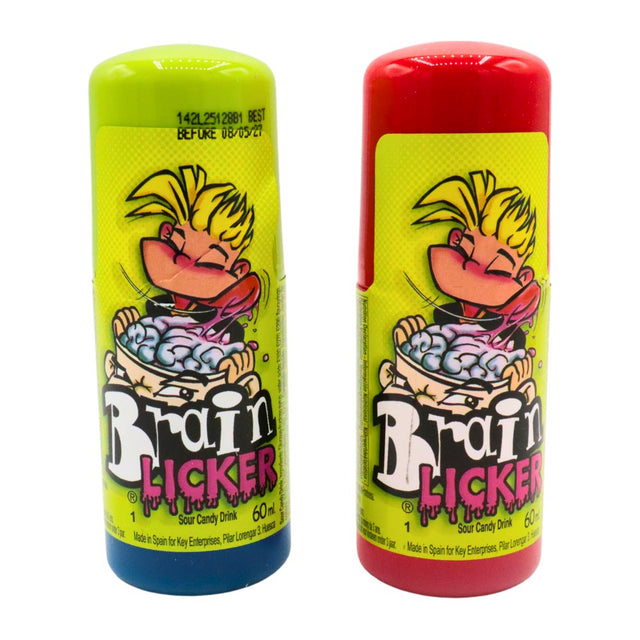 Hannahs Brain Licker Blue Raspberry & Sour Strawberry 60ml - 12 Count