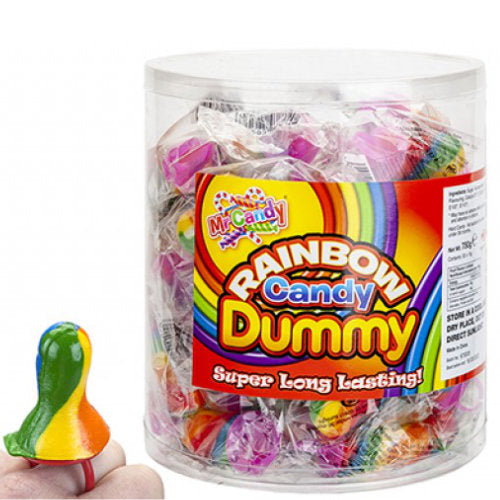 PMS 15g Rainbow Striped Ring Dummies - 50 Count