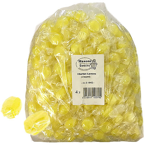 Maxons Wrapped Sherbet Lemons - 3.18kg