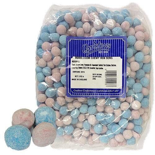 Bristows Chewy Bubblegum Bon Bons - 3kg