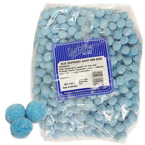 Wholesale Bristows Chewy Blue Raspberry Bon Bons - 3kg | Appleton
