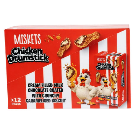 Miskets Chicken Drumstick Box 50g - 12 Count