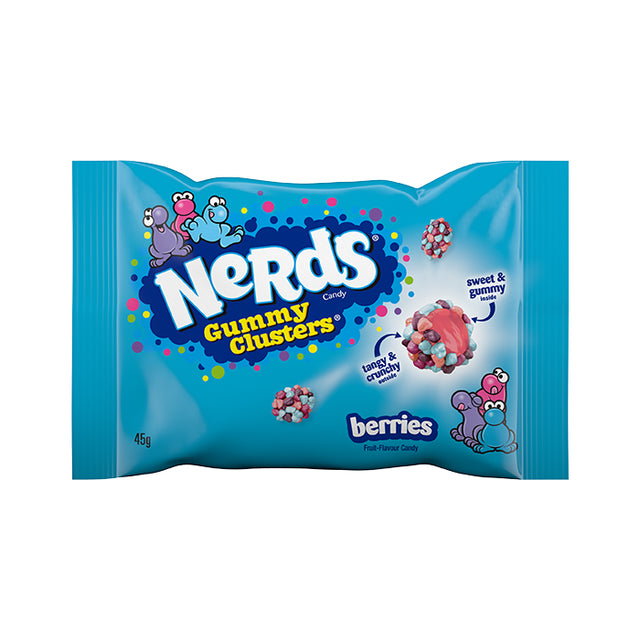 Nerds Gummy Berries Clusters Peg Bag 45g - 20 Count
