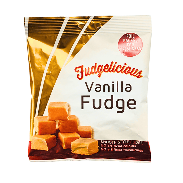 Fudgelicious Vanilla Fudge 150g Pre Packed Bag - 16 Count