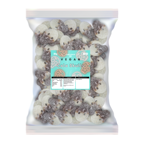 Candycrave Vegan Fizzy Cola Skulls - 2kg