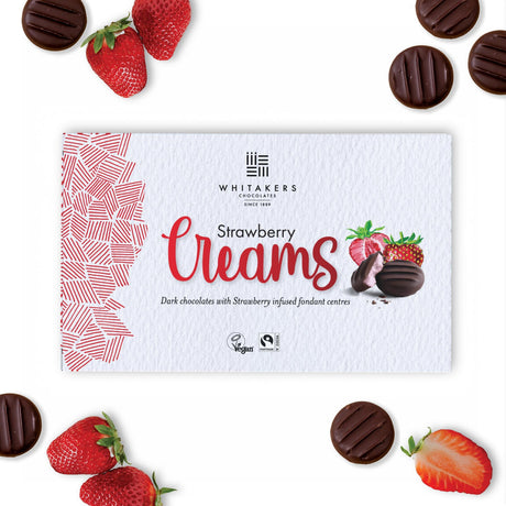 Whitakers Strawberry Creams 150g - 14 Count