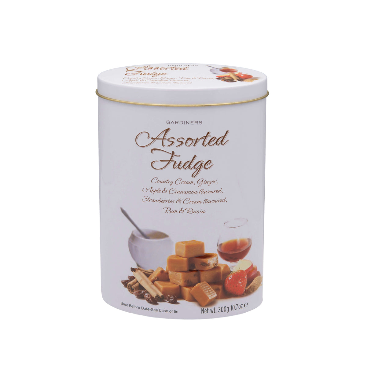 Gardiners Assorted Luxury Fudge Tin 300g