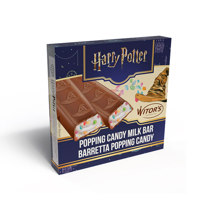Harry Potter Milk Choc Mini Popping Candy Cream 50g Bars - 20 Count