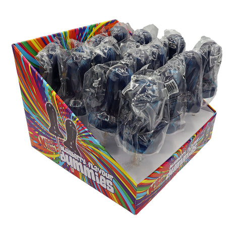 Kandy Kandy Blueberry Dummy On A Stick 120g - 16 Count
