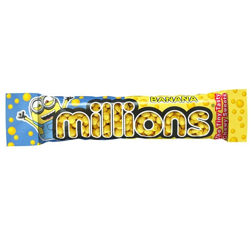 Millions Banana Tubes 40g - 18 Count *BBD END JULY 2025*