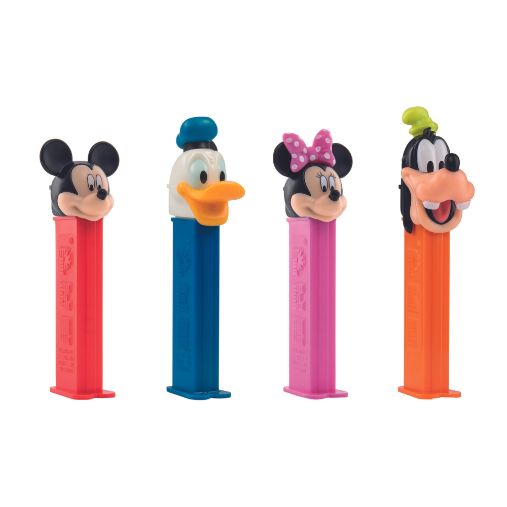 Pez Mickey Mouse & Friends 1+2 Dispensers  - 12 Count