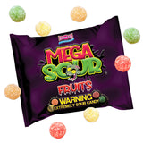 Barnett's Mega Sour Fruits Candy Bags 104g - 12 Count