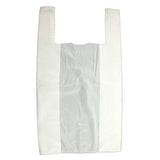 White Jumbo Vest Carriers 12x19x23" - 100 Count