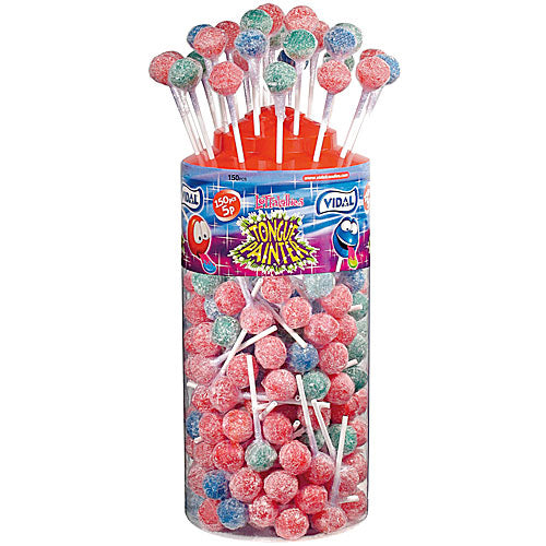 Vidal Tongue Painter Lollies - 150 Count