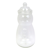 MPS Empty Snowman Jar With Bobble Lid - 11 Count