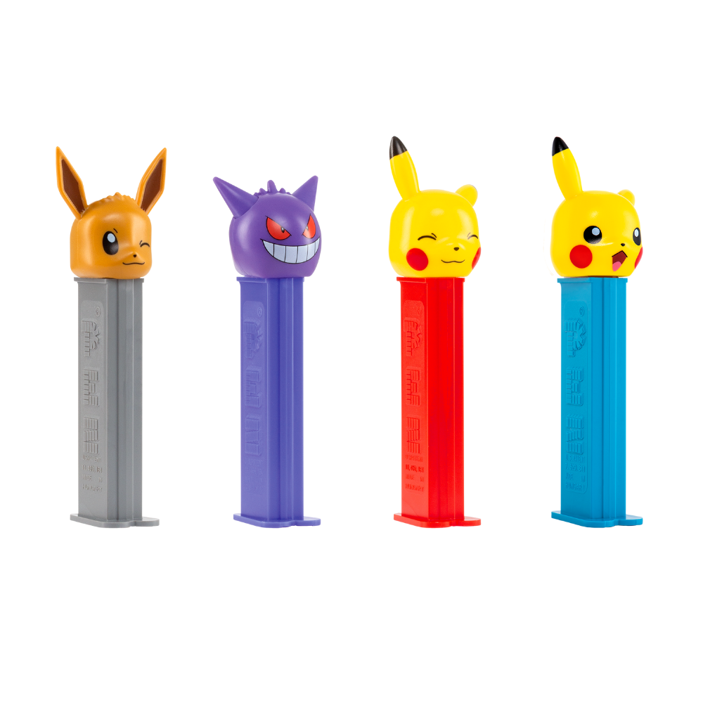Pez Pikachu Pokemon 1+2 Dispensers - 12 Count