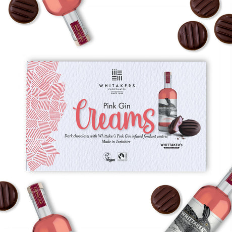 Whitakers Pink Gin Creams 150g - 14 Count