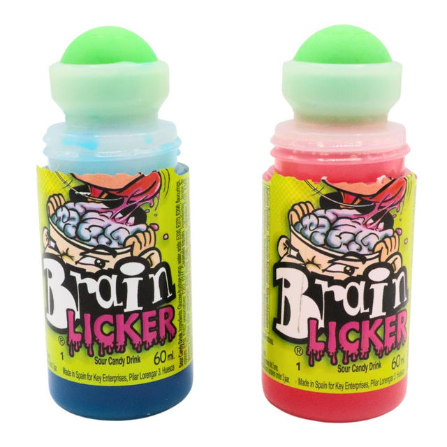 Hannahs Brain Licker Blue Raspberry & Sour Strawberry 60ml - 12 Count