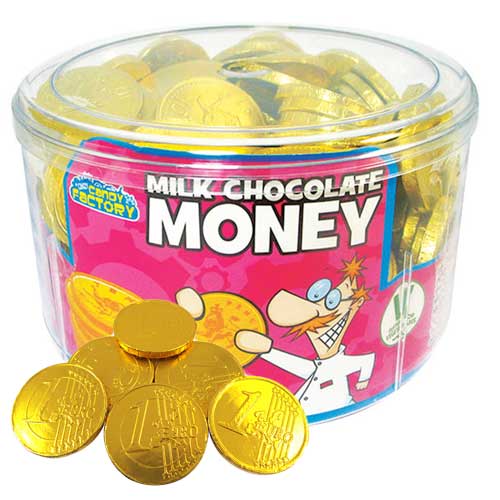 Wholesale Milk Chocolate Money Coins - 120 Count | Appleton Sweets