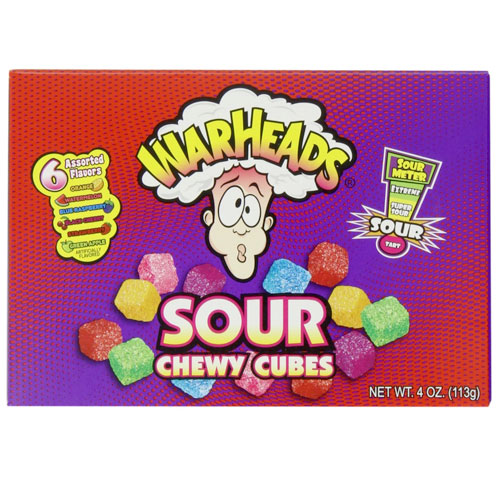 Wholesale Warheads Sour Cubes - 12 Count | Appleton Sweets