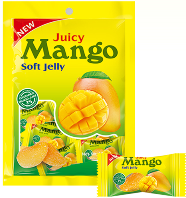 Lucky Dip Exotic Mango Soft Gummy 100g - 12 Count