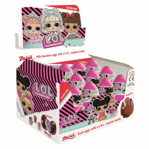 Wholesale Chocolate LOL Surprise Eggs 24 Count Appleton Sweets
