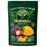 Lucky Dip Exotic Hornbill Tropical Mix Soft Gummy 100g - 12 Count