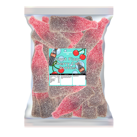 Candycrave Giant Fizzy Cherry Cola Bottles - 2kg