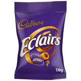 Cadbury Eclairs Caramels 110g Bags - 12 Count