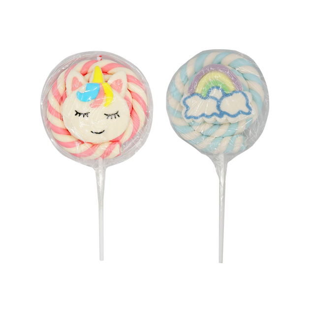 Kandy Kandy Mallow Wheel Lollipop 75g - 12 Count