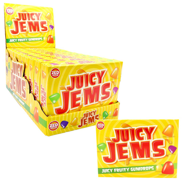 Zed Candy Juicy Jems Box 140g - 10 Count *BBD END 08/26*