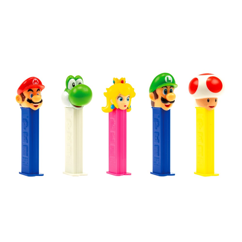 Pez Nintendo 1+2 Dispensers - 12 Count