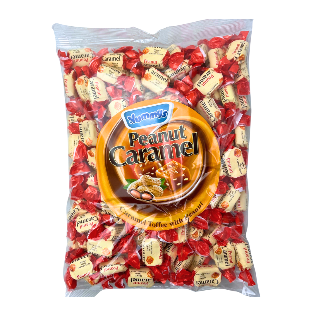 Yummys Wrapped Peanut Caramel Candy - 1kg