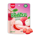Amos Gummy Lychee Peelerz 120g - 12 Count