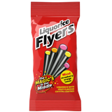 Liquorice Flyers Pre-Pack 75g - 12 Count