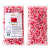 Eosa Sour Cherry Drops Hard Boiled Candy - 1kg