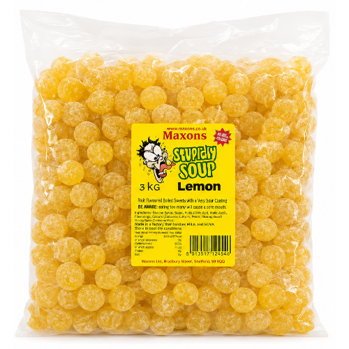 Maxons Stupidly Sour Lemon Sweets - 3kg