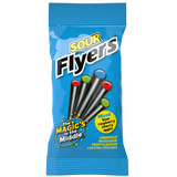 Sour Liquorice Flyers Pre-Pack 75g - 12 Count