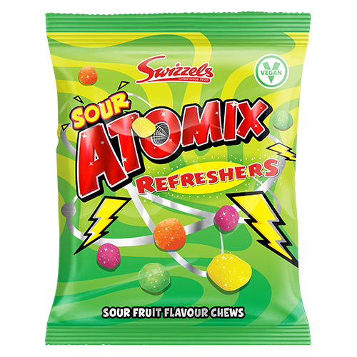 Swizzels Atomix Sour Refreshers 110g - 12 Count