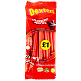Dexters Strawberry Pencils £1 PMP 160g - 12 Count