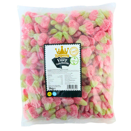 Kingsway Vegan Fizzy Twin Cherries - 3kg