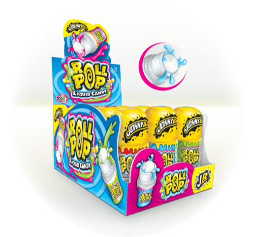 Wholesale Johnny Bee Crazy Roll On Candy - 15 Count | Appleton Sweets