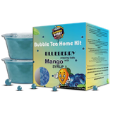 Popping Bubble Tea Blueberry With Mango Home Kit 280g - 6 Count