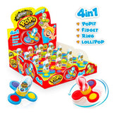 Johnny Bee Pop It Spinner Candy - 12 Count