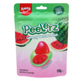 Amos Gummy Watermelon Peelerz 120g - 12 Count