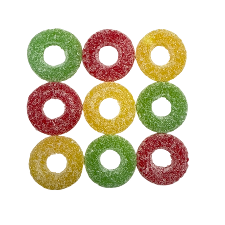 Franssons Sour Fruity Rings - 1.5kg