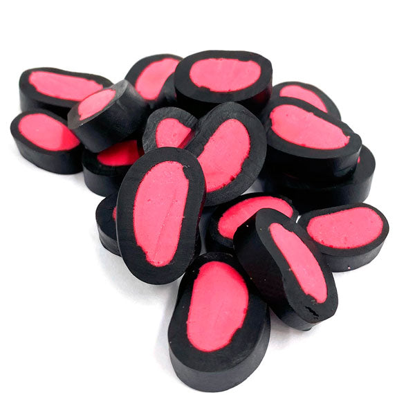Finnish Liquorice & Strawberry Ovals - 2kg